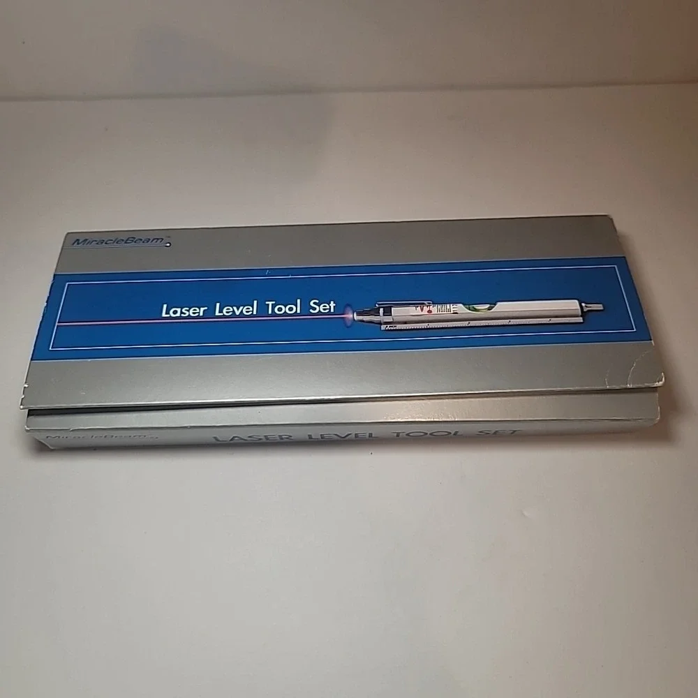 Miracle Beam Laser Level Tool Set NOS